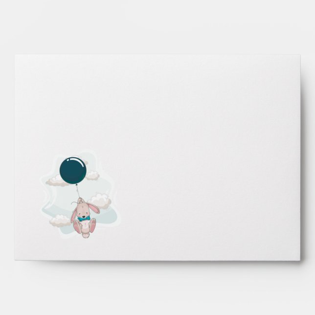 Balloon Baby Shower  Envelope (Front)
