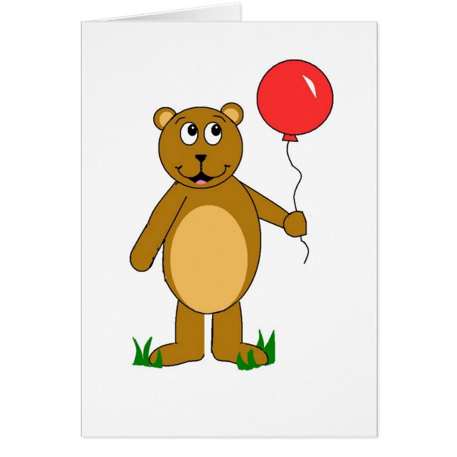 Balloon Bear Card (Front)
