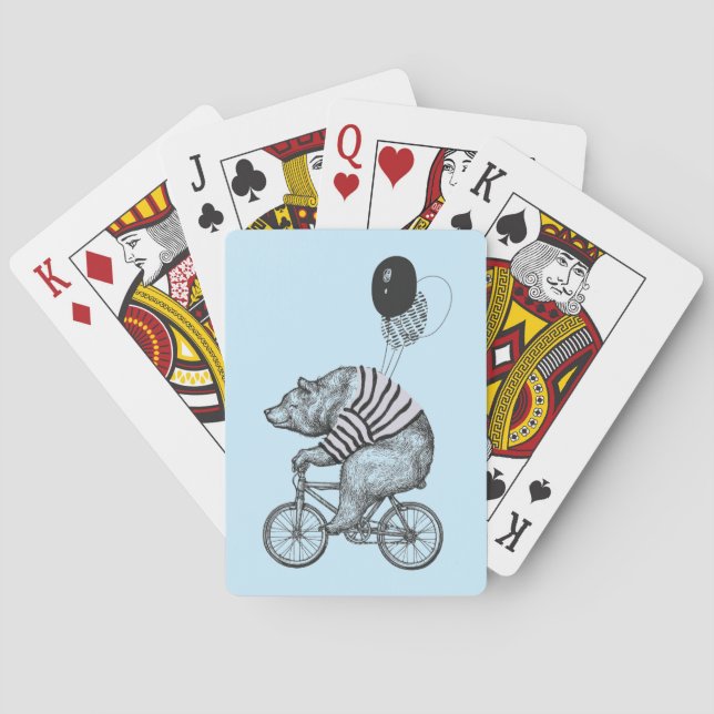 Balloon Bear Playing Cards (Back)