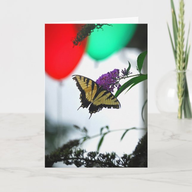 Balloon Birthday Wish Card (Front)