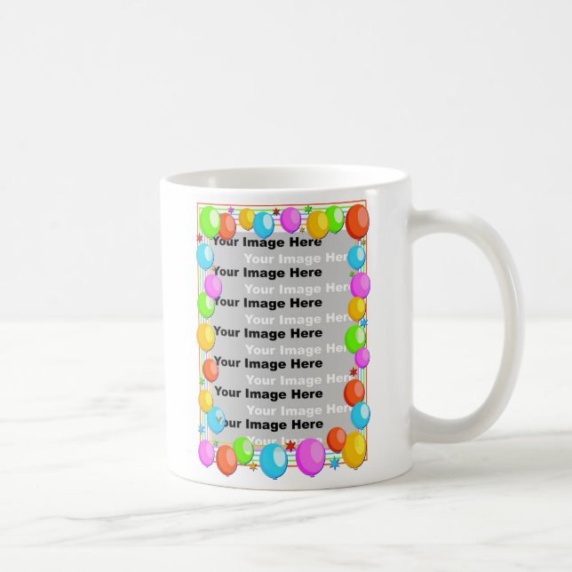 Balloon Border Coffee Mug (Right)