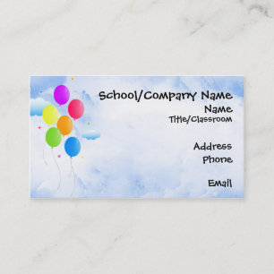 Balloon Bouquet Business Card