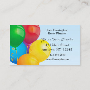 Balloon Bouquet Business Card