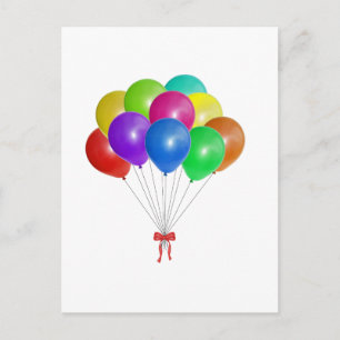 Balloon Bouquet Postcard