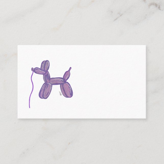 BALLOON BUSINESS CARD (Front)