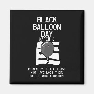 Balloon Day Overdose Overdose Awareness Magnet