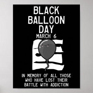 Balloon Day Overdose  Overdose Awareness Poster