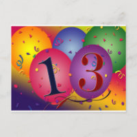 Balloon Decorations for 13th birthday