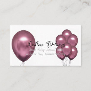 Balloon Delivery Business Card