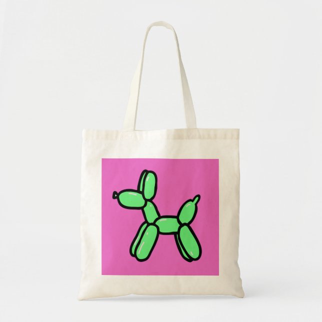 Balloon Dog Budget Tote Bag (Front)