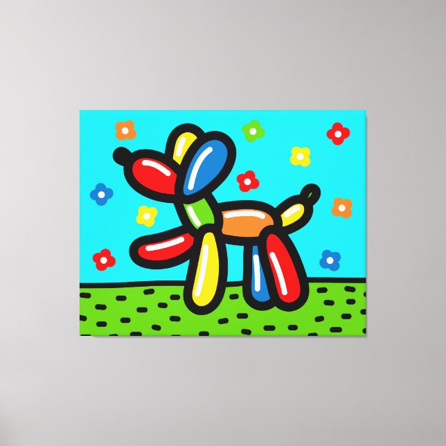 Balloon Dog Canvas Art (Front)