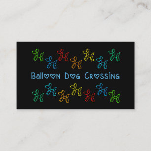 Balloon Dog Crossing Business Cards