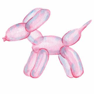 balloon dog decor acrylic cut out sculpture