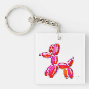 Balloon Dog Key Ring