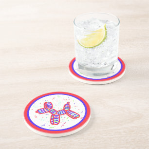 Balloon Dog Party Coasters