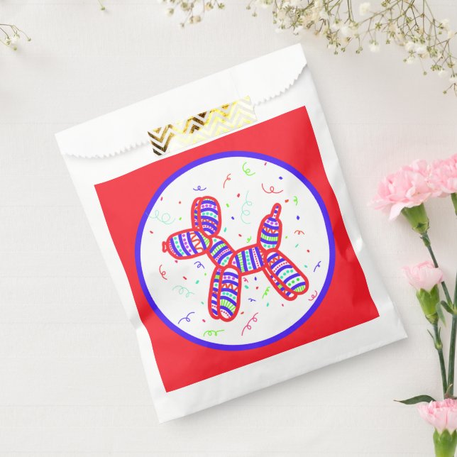 Balloon Dog Party Favour Bags (Sealed)