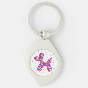 Balloon Dog Party Keychain