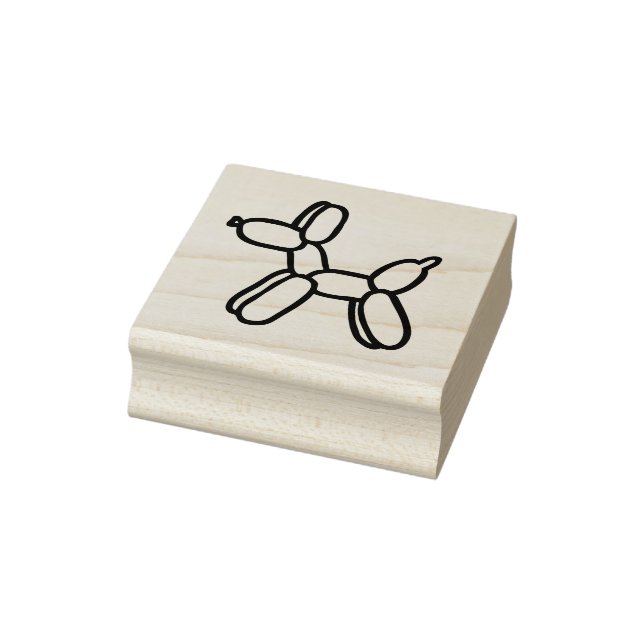 Balloon Dog Rubber Stamp (Stamp)