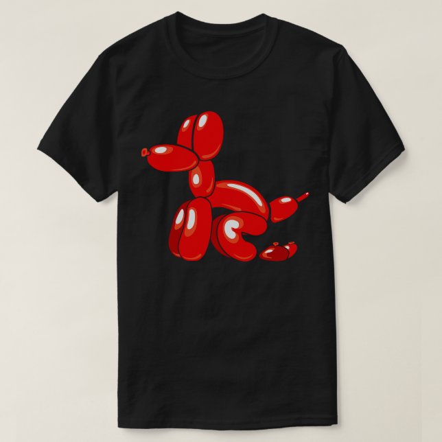 Balloon Doggie Poop T-Shirt (Design Front)