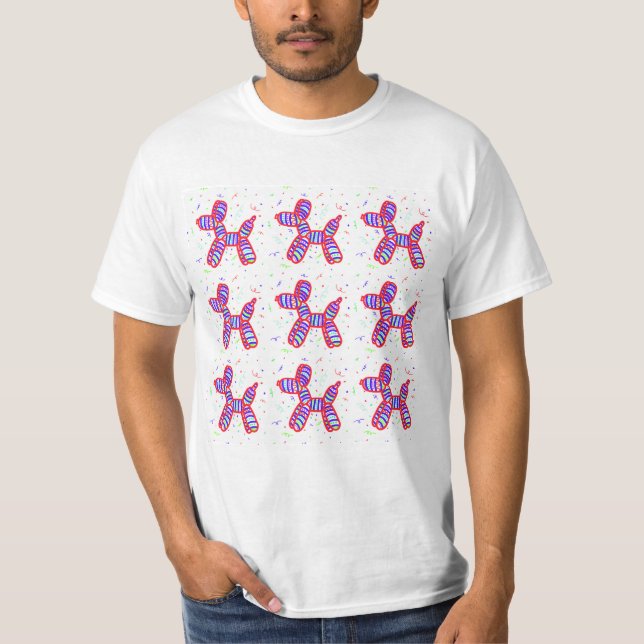 Balloon Dogs Party 2 T-Shirt (Front)