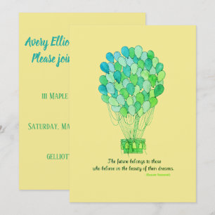 Balloon Dreams Party Invite