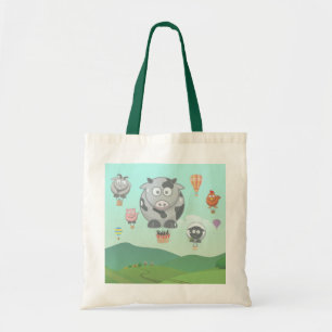 Balloon Farm Animals Tote Bag