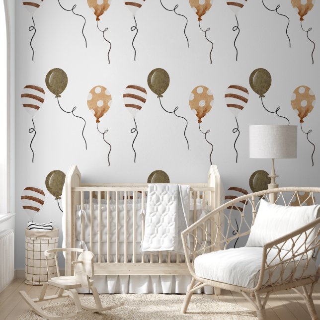 Balloon Festive Nursery Wallpaper (Kids)