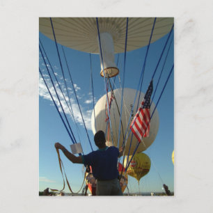 Balloon Fiesta Gas Ballooning Postcard