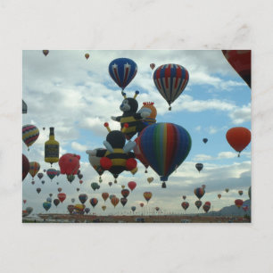 Balloon fiesta postcard