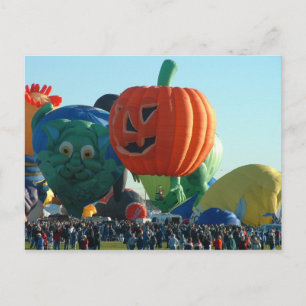 Balloon fiesta postcard