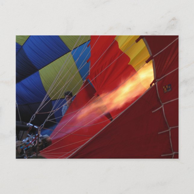 Balloon Flame - Hot Air Balloon Festival Postcard (Front)