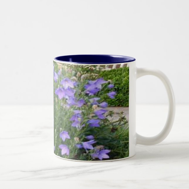 Balloon Flowers Two-Tone Coffee Mug (Right)