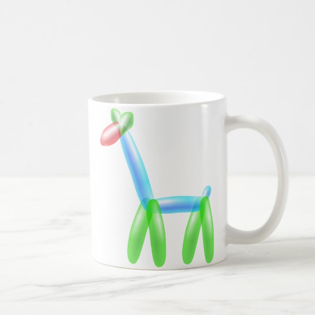 Balloon Giraffe Coffee Mug (Right)