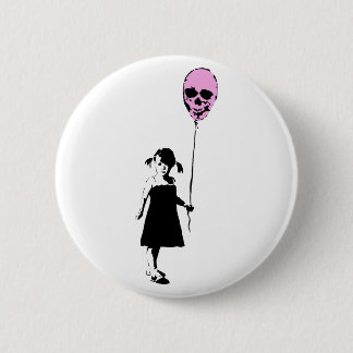 Balloon Girl 6 Cm Round Badge