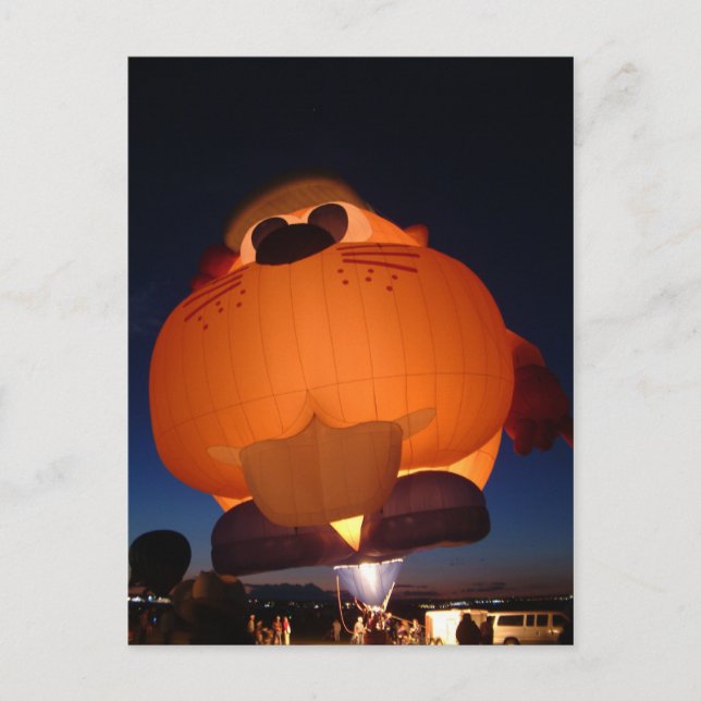 Balloon glow postcard (Front)