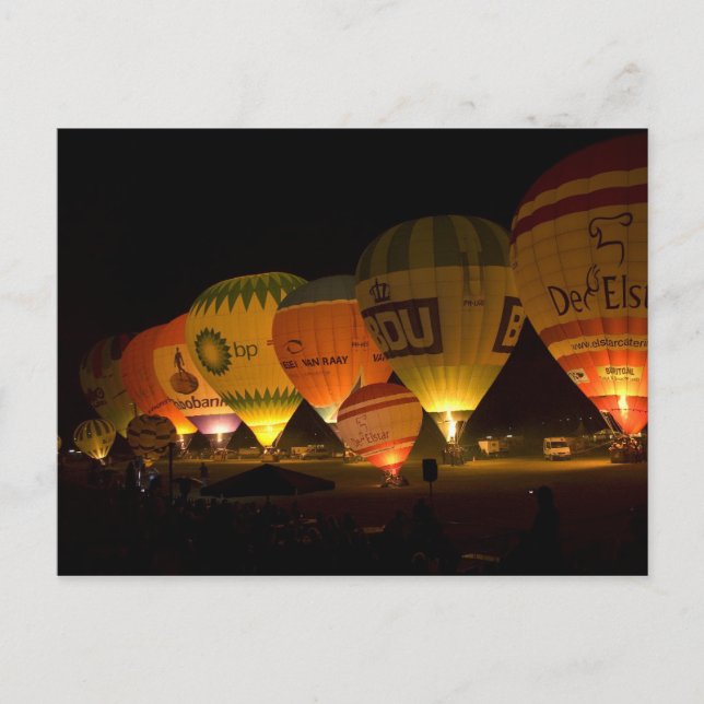 Balloon Glowing Postcard (Front)