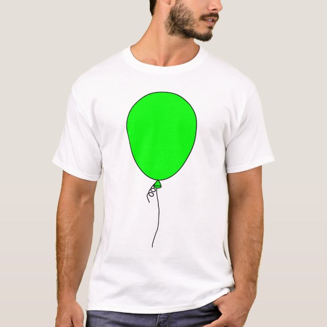 Balloon (Green) T-Shirt (Front)