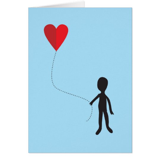 Balloon Heart Card