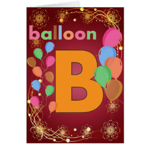 Balloon Letter B