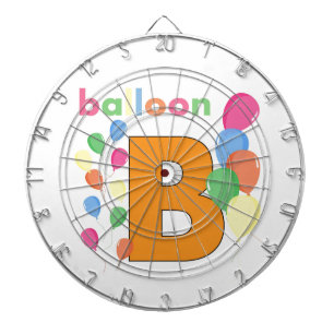 Balloon Letter B Dartboard