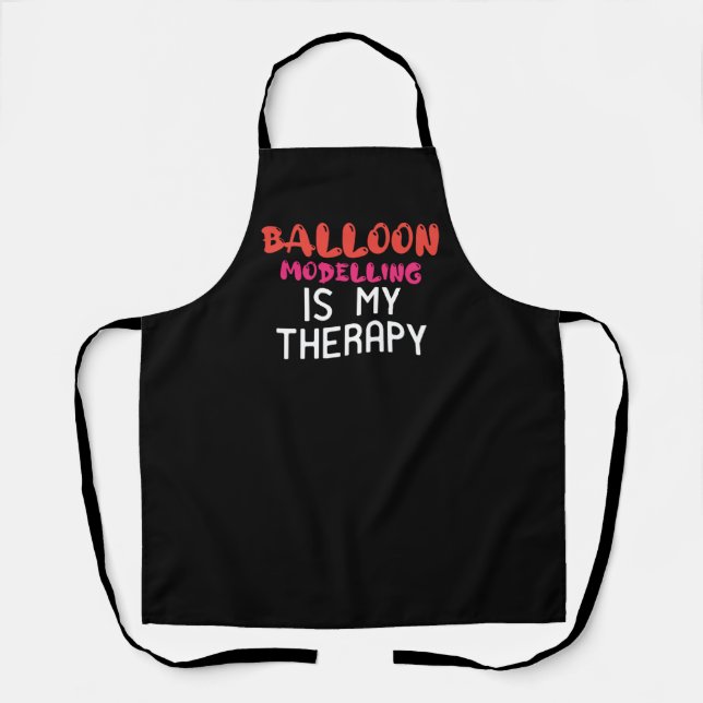 Balloon Modelling Therapy Joke Balloons Twister Apron (Front)