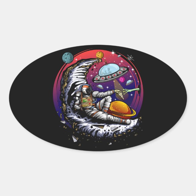 Balloon Oval Sticker (Front)