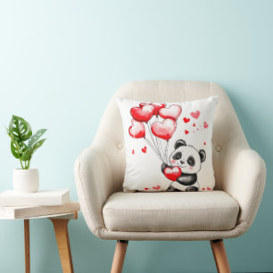 Balloon Panda Love in the Air Cushion