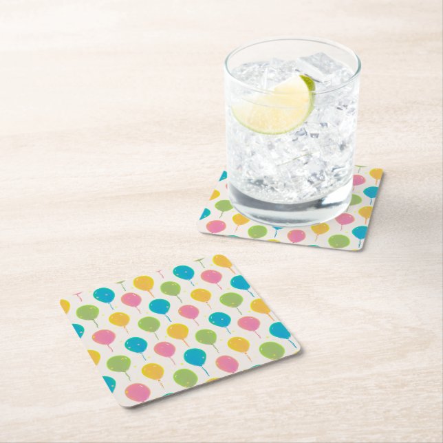 Balloon paper coasters (Insitu)