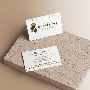 Balloon Party Decoration Event Planner Business Card