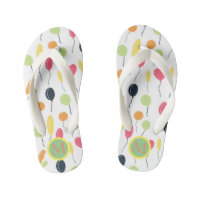 Balloon Party ⎢Monogram Kids Flip Flops