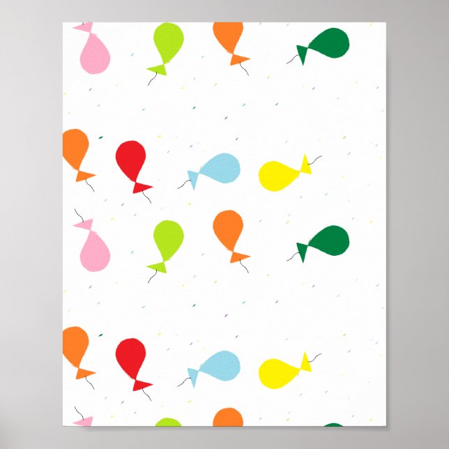 Balloon party poster (Front)