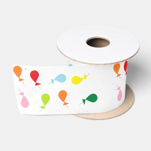 Balloon party satin ribbon