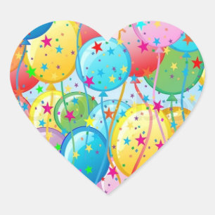 Balloon Party Stickers
