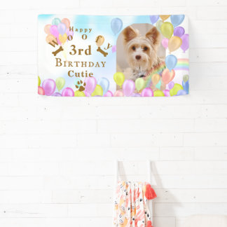 Balloon Pet Dog Photo Banner